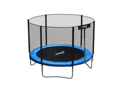 Trampolína s rebríkom a bezpečnostnou sieťou 252 cm - modrá