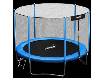 10FT 312 CM TRAMPOLÍNA S REBRÍKOM A BEZPEČNOSTNOU SIETOU *9870