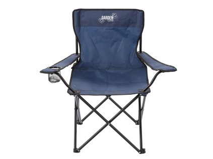 Skladacia kempingová stolička -modrá