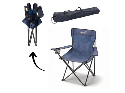 SKLADACIA TURISTICKÁ/RYBÁRSKA STOLIČKA, MODRÁ, 50x50x80 cm *7150