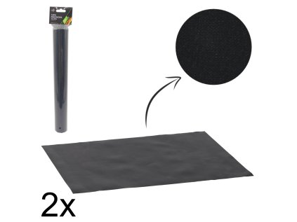 SADA 2 TEFLÓNOVÝCH GRILOVACÍCH PODLOŽIEK NA GRILOVANIE 40 x 33 CM *1596