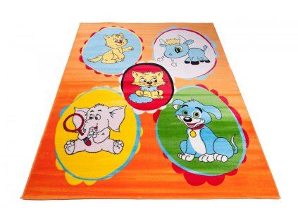 Koberec A660A ORANŽOVÝ KINDER CFV