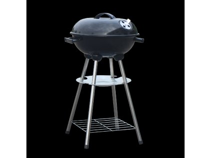 Gril na drevené uhlie s vekom 35 x 39 x 63 cm *5238