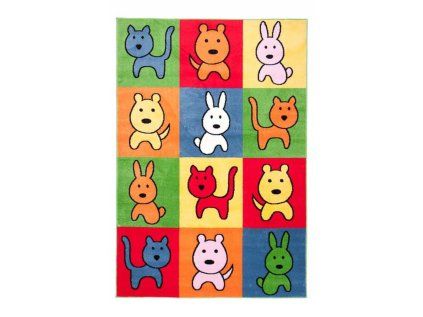 Koberec D572C ZELENÝ KINDER CFV