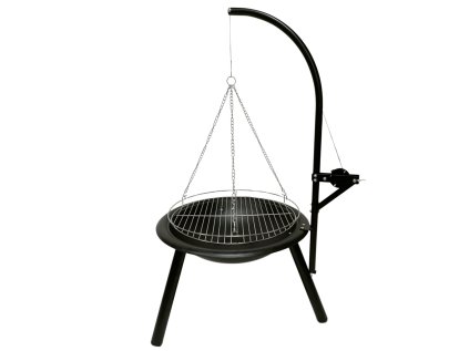 Nastaviteľný závesný gril s ohnišťom 55 x 100 cm *5269