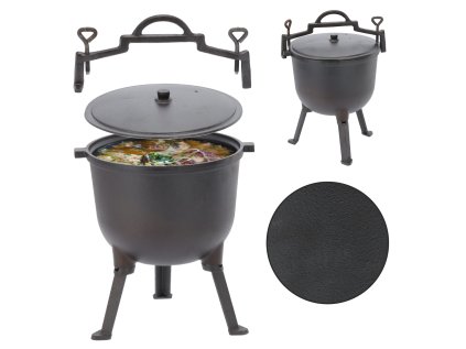 Liatinový lovecký hrniec 11 l 30,5 x 22 cm *3727