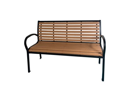 ZÁHRADNÁ LAVICA 125 x 60 x 80 CM HNEDÁ *0865