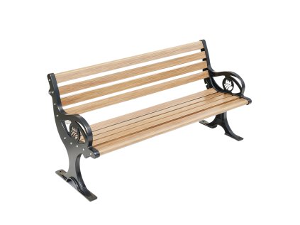 Hliníková záhradná lavička „CHARLOTTE“ 150 x 58 x 74 cm *4096