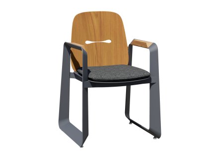 Záhradná hliníková stolička Thompson