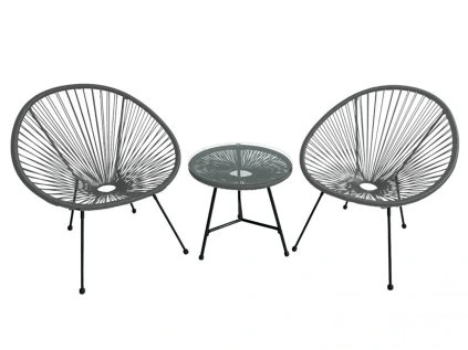 Záhradná súprava nábytku Corny - sivá