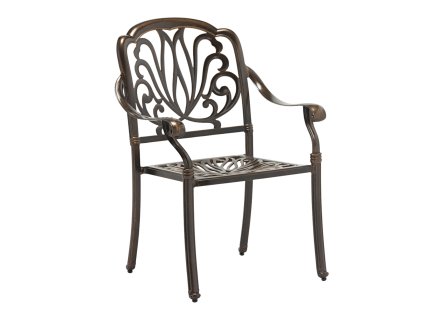 Hliníková stolička Hastings v antickom prevedení