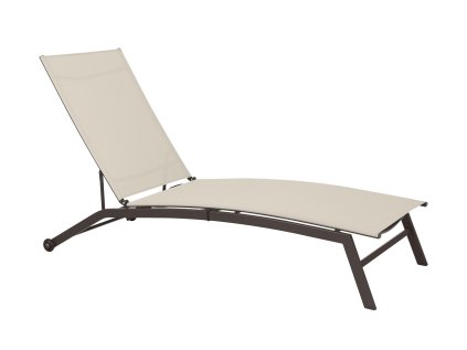 ZÁHRADNÁ LEHÁTKO 195x63x90cm BEŽOVÁ *0692