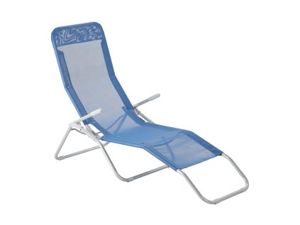Záhradné lehátko Sun - modré