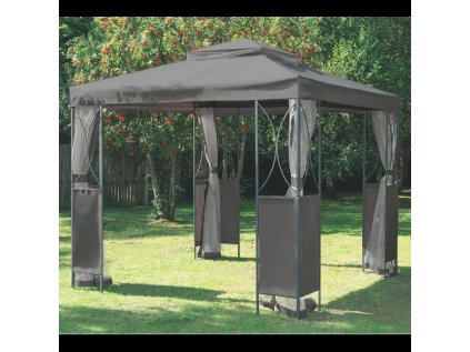 ALTANA / ZÁHRADNÝ PAVILÓN S MOSKYTIÉROU ŠEDÁ 2,5 x 2,5 x 2,7 M *3989