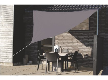 SLNEČNÍK TROJUHOLNÍKOVÝ ŠEDÝ 3 X 3 X 3M *0440