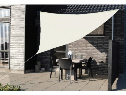 SLNEČNÍK TROJUHOLNÍKOVÝ BEŽOVÝ 3,6 X 3,6 X 3,6 M *0457