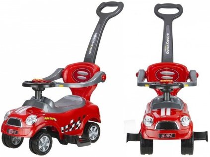 Push Ride s vodiacim kupé Červená