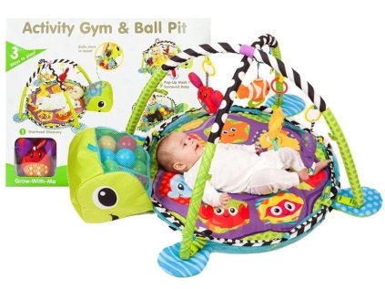 Detská vzdelávacia podložka 3v1 Bazénové loptičky