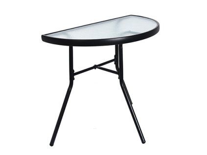 Balkónový stôl 70 x 41 x 64 cm (v), podstavec v čiernej farbe
