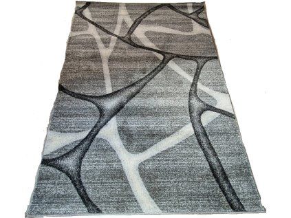 Sivý abstraktný koberec Rio 815A-D.grey-L.grey