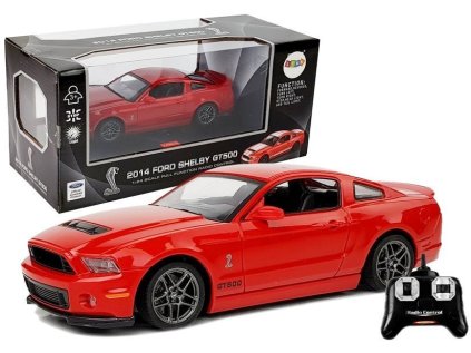 Auto na diaľkové ovládanie Ford Shelby GT500 červené 7,5 km/h 2,4 G