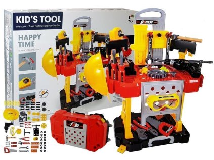 DIY batériová súprava 3v1 Kufrík Workshop 85 kusov 56cm