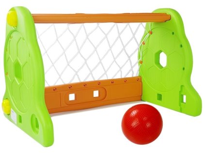 Detská futbalová bránka zelená oranžová