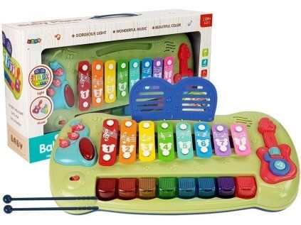 Interaktívny detský klavír - piano, činely