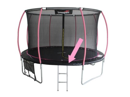 Pružinový kryt pre trampolínu Sport Max 16ft Black and pink