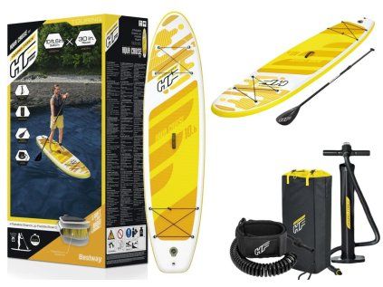 Paddleboard Hydro-Force žltý 320x76x12 cm Bestway 65348