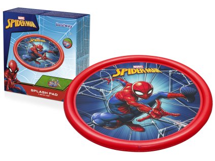 Nafukovacia podložka do bazéna s fontánou Spider-man 165 cm Bestway 98792