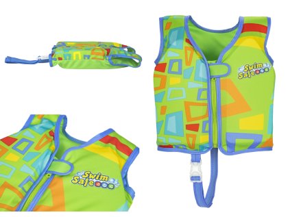 Plavecká vesta Zelená 51 cm Bestway 32176