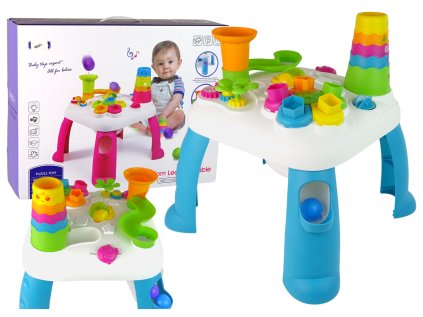 Interaktívny vzdelávací stôl Ball Slide Sorter Blue