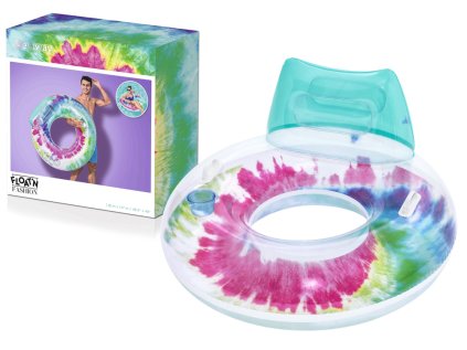 Nafukovacie koleso na plávanie Tie Dye 118 cm Bestway 43637