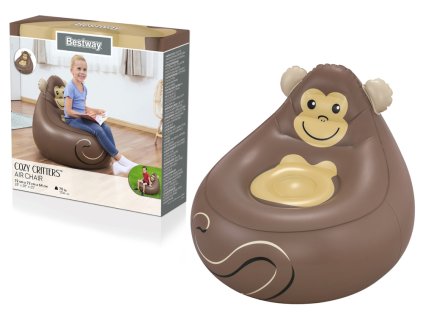 Nafukovacie sedadlo pre opice 72 x 72 x 64 cm Bestway 75116