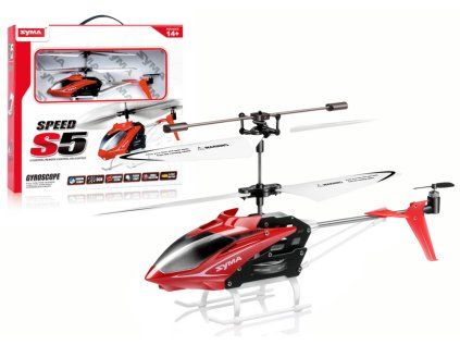 RC vrtuľník S5 SYMA červený