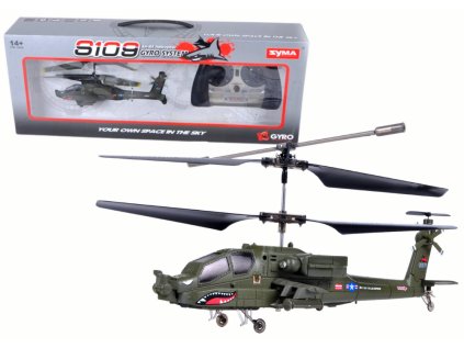 Diaľkovo ovládaná helikoptéra S109G SYMA RC Green