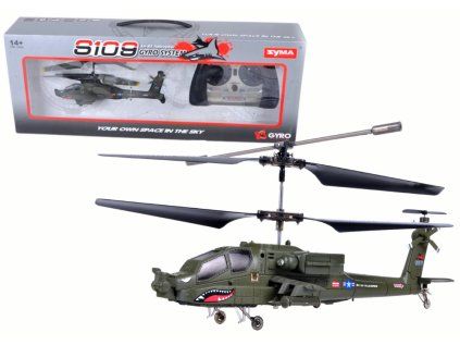RC helikoptéra S109G SYMA zelená