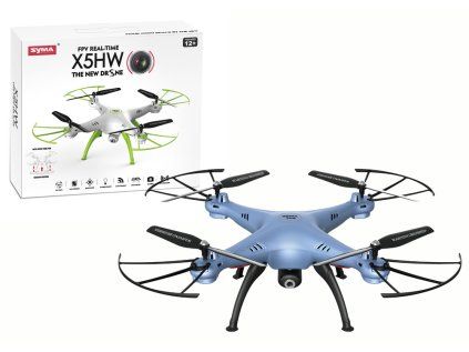RC dron X5HW SYMA modrý