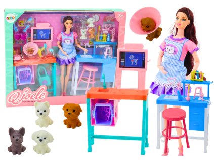 Veterinárna sada pre bábiky Skriňa Nábytok Príslušenstvo Domáce zvieratá