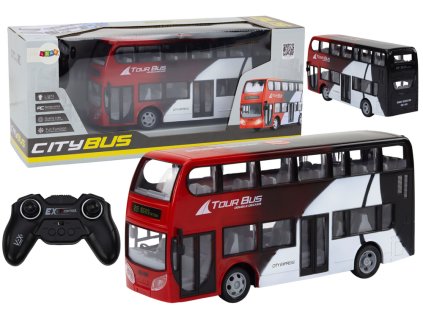 Dvojposchodový autobus Diaľkovo ovládané RC svetlá