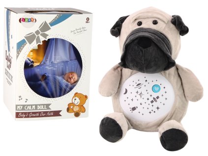 Plyšový medvedík Spiace svetlá Zvuky Nočný a denný režim Pes