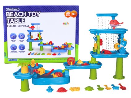 Veľký interaktívny vodný park Stolové formy na piesok Mlyny