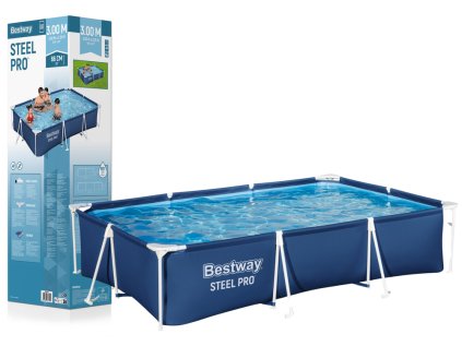 Bestway 56404 Záhradný regálový bazén 300 cm x 201 cm x 66 cm