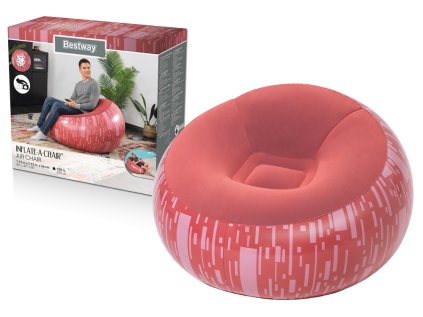 Nafukovacie kreslo Bestway Red 75052