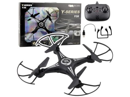 Dron Y-35 diaľkovo ovládaný ľahký gyroskop 360° rotácia čierny