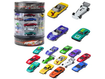 Sada kolies v tube Klasické športové autá 1:64