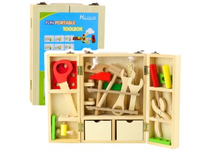 DIY Kit Drevený box na náradie 35 el.