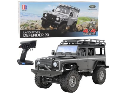 Off-road RC Land Rover Defender 90 Grey 1:14