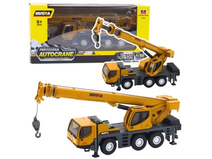 Žeriav Autocrane Huina Stavebné vozidlo Pohyblivé časti Kov 1:50